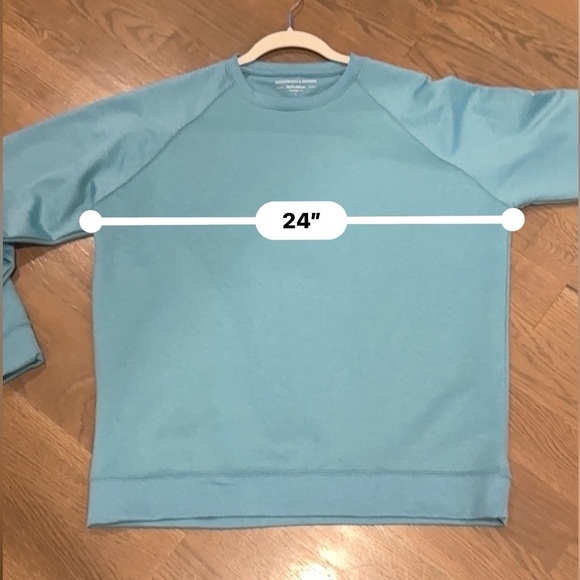 Holderness Bourne The Ellis‎ Pullover Crewneck Sweater L Tailored Fit teal blue - Picture 5 of 6